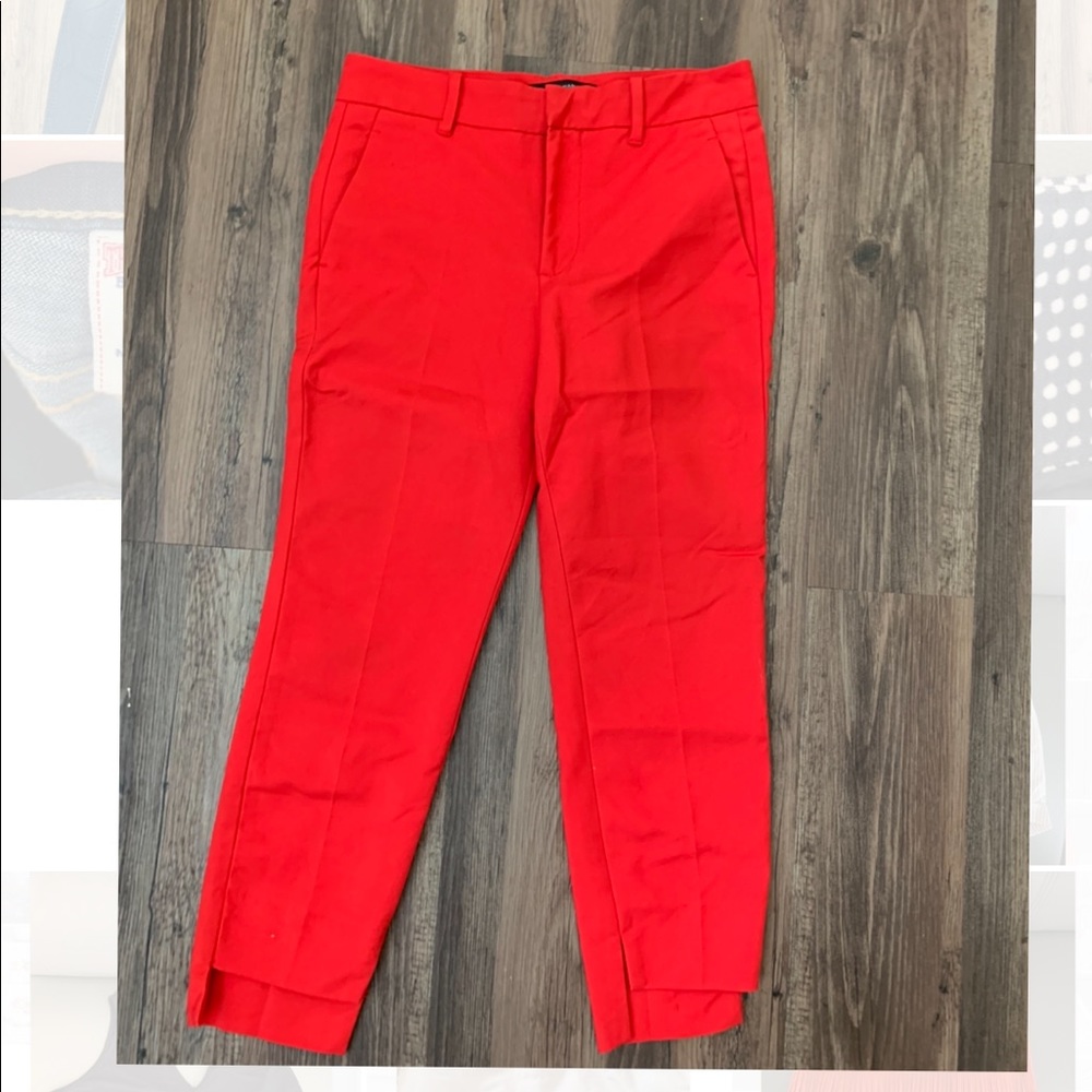 Zara cherry red pants